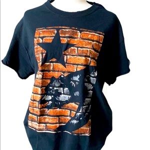 Black Graphic Short Sleeve Tee